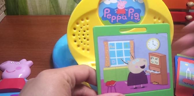 Смотреть Видео обзоры игрушек - Игра Свинка Пеппа с картриджами онлайн